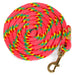 Jeffers Neon Poly Lead Rope with Bolt Snap, 8' - XQED - Pink - 1 - 10