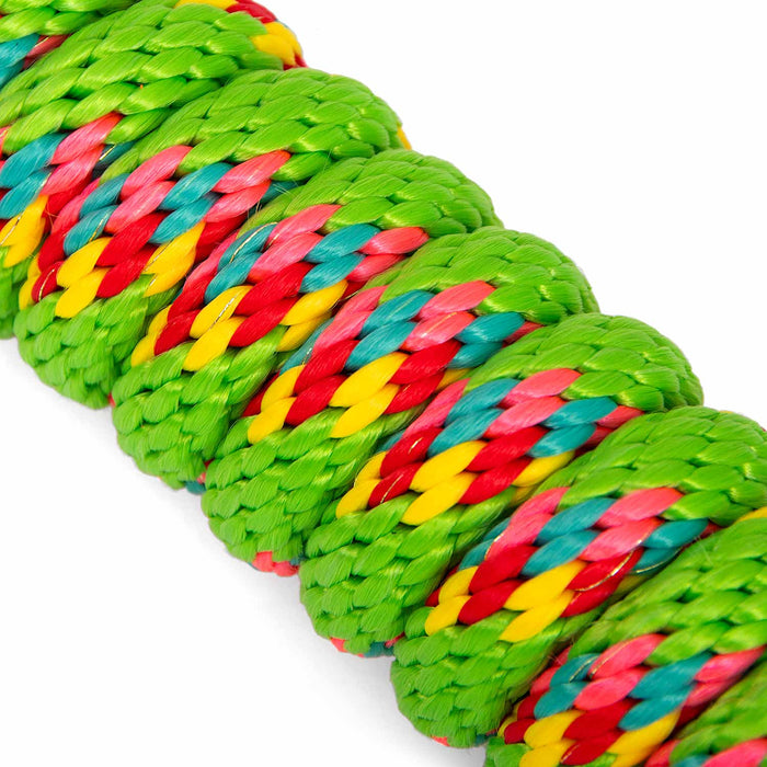 Jeffers Neon Poly Lead Rope with Bolt Snap, 8' - XQEE - Light Green - 1 - 16