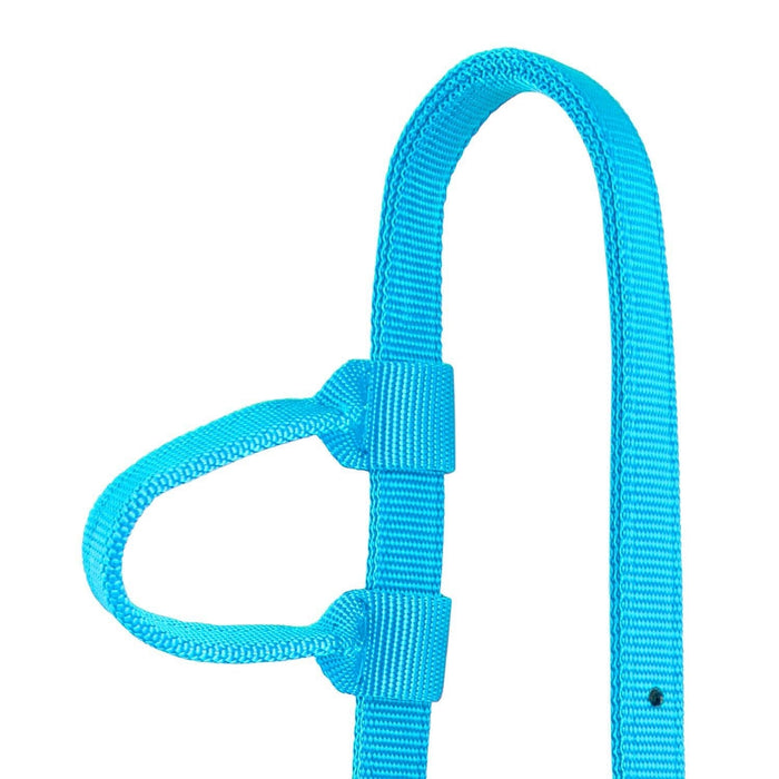Jeffers Nylon One - Ear Western Horse Headstall - SSNC - Turquoise - 3