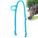 Jeffers Nylon One - Ear Western Horse Headstall - SSNC - Turquoise - 1