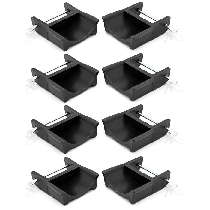 Jeffers Plastic Horse Jump Cups, Pair - IAJ1-4 - 4 Pack - 8 Pcs - 11