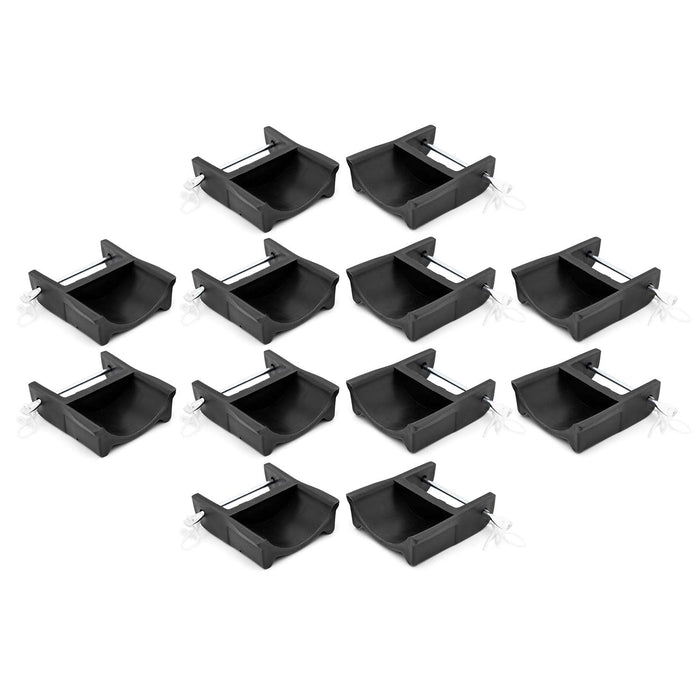 Jeffers Plastic Horse Jump Cups, Pair - IAJ1-6 - 6 Pack - 12 Pcs - 12