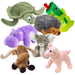 Jeffers Plush Animals Share the Love Squeaker Dog Toys, 7 Piece Kit - I7PN-KIT - 1