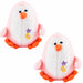 Jeffers Plush Penguin Squeaker Toy for Puppies & Small Dogs - I7AQ-2PK - Pink - 2 ct - 8