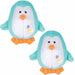 Jeffers Plush Penguin Squeaker Toy for Puppies & Small Dogs - I7AV-2PK - Light Green - 2 ct - 13