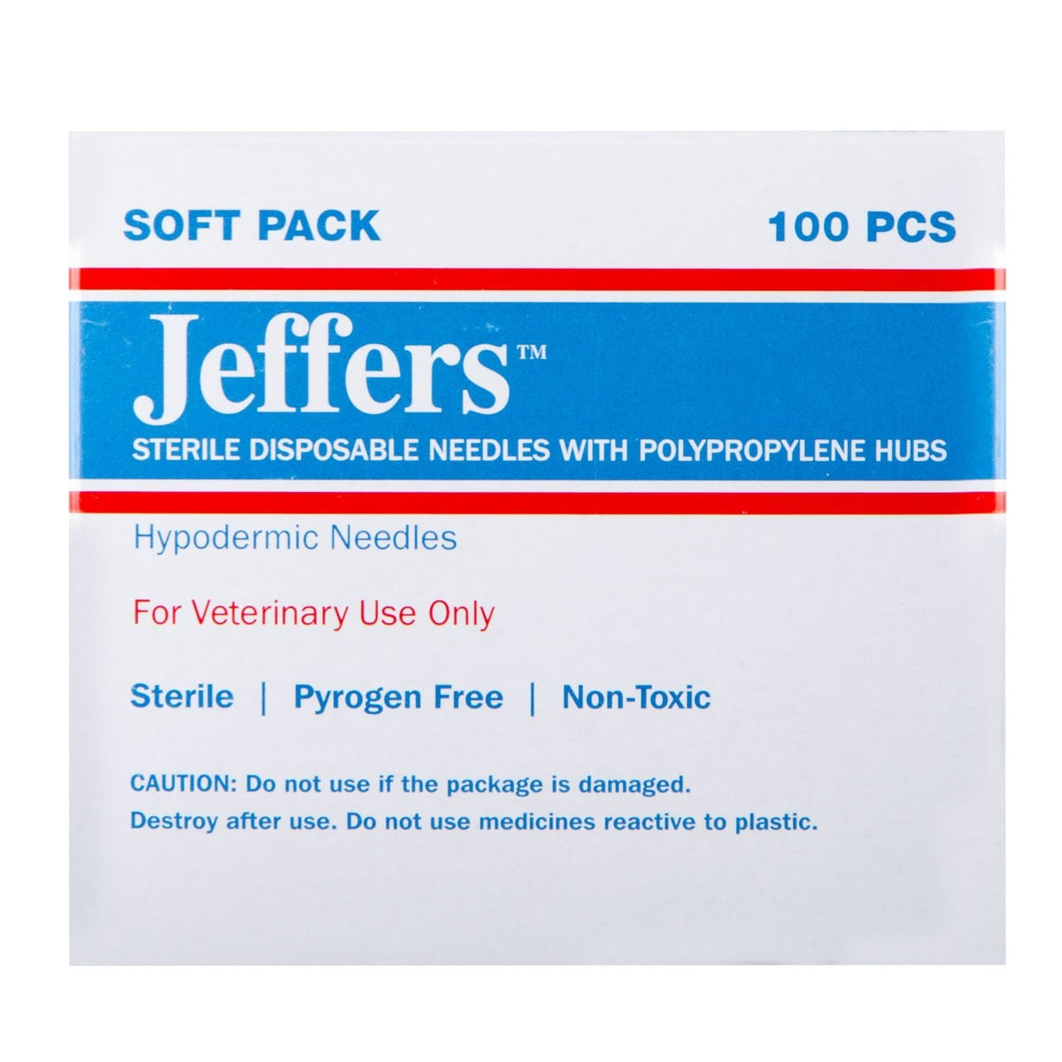 Jeffers Poly Hub Veterinary Hypodermic Needles, Boxes — Lambert Vet