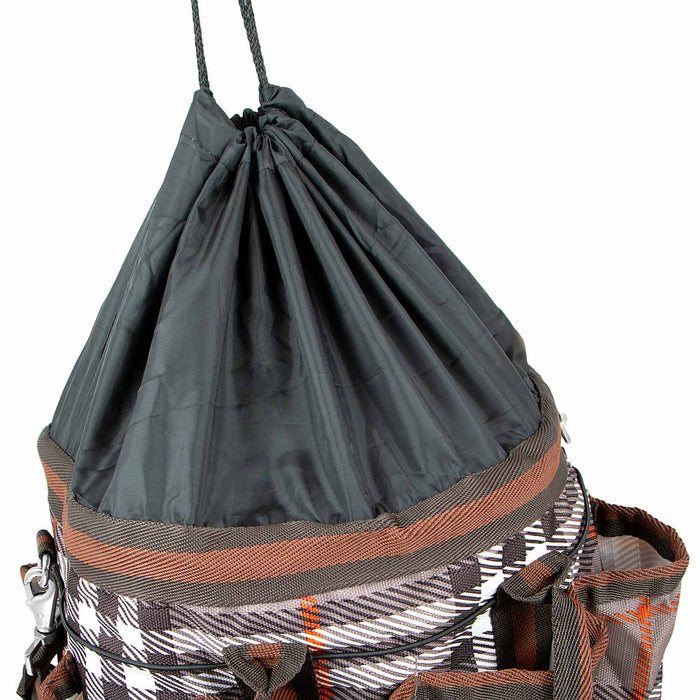 Jeffers Poplar Head Horse Grooming Bag - GAG1TA - Plymouth Brown Plaid - 14