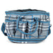 Jeffers Poplar Head Horse Grooming Bag - GAG1TB - Hamilton Blue & Slate Plaid - 7