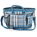 Jeffers Poplar Head Horse Grooming Bag - GAG1TB - Hamilton Blue & Slate Plaid - 8