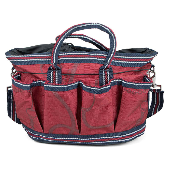 Jeffers Poplar Head Horse Grooming Bag - GAG1TC - Merlot Snaffles & Irons - 16