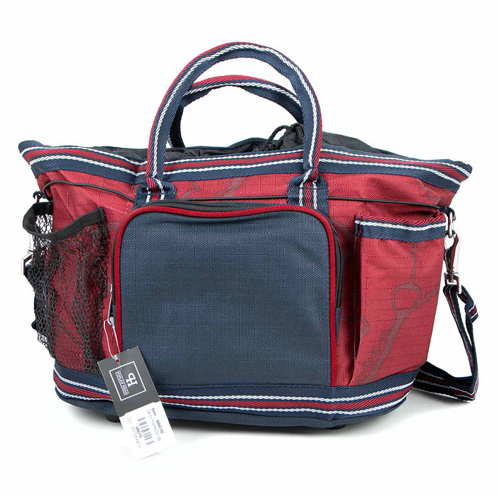 Jeffers Poplar Head Horse Grooming Bag - GAG1TC - Merlot Snaffles & Irons - 17