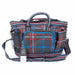 Jeffers Poplar Head Horse Grooming Bag - GAG1TG - Navy & Merlot Plaid - 31
