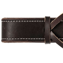 Jeffers Poplar Head Premium Doubled & Stitched Latigo Leather Off Billet - 1211T9 - Brown - 2