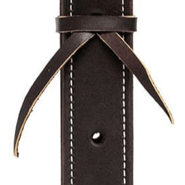 Jeffers Poplar Head Premium Doubled & Stitched Latigo Leather Off Billet - 1211T9 - Brown - 3