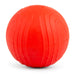 Jeffers Red Bouncing Ball with Waves Natural Rubber Dental Dog Chew Toy for Energetic Play - I7Q3 - Red - Medium - 1 - 7