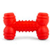 Jeffers Red Dental Bone Natural Rubber Dog Chew Toy for Healthy Teeth and Gums - I7Q8 - Red - Small - 1 - 10