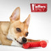 Jeffers Red Dental Bone Natural Rubber Dog Chew Toy for Healthy Teeth and Gums - I7Q8 - Red - Small - 1 - 7