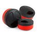 Jeffers Red Hockey Puck Natural Rubber Treat Dispensing Dental Dog Chew Toy - I7QM - Red - Small - 1 - 2