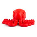 Jeffers Red Octopus Natural Rubber Treat Dispensing Dental Dog Chew Toy - I7QY - Red - Medium - 1 - 10