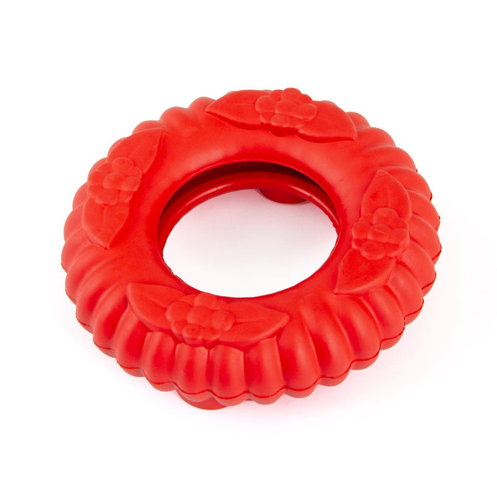 Jeffers Red Virgo Tugger Natural Rubber Dog Dental Chew Toy for Interactive or Solo Play - I7RX - Red - Small - 1 - 7