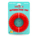 Jeffers Red Virgo Tugger Natural Rubber Dog Dental Chew Toy for Interactive or Solo Play - I7RX - Red - Small - 1 - 12