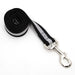 Jeffers Reflective Glow-in-the-Dark Safety Stripe Nylon Dog Leash, 1" W x 4' L - IDDE - Black - 1" W x 4' L - 4