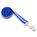 Jeffers Reflective Glow-in-the-Dark Safety Stripe Nylon Dog Leash, 1" W x 4' L - IDDF - Blue - 1" W x 4' L - 7