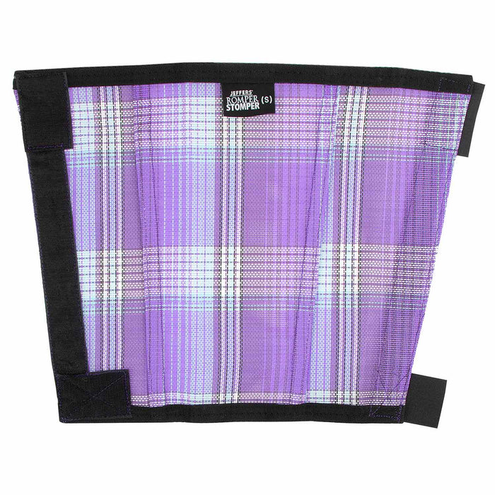Jeffers Romper Stomper "Stomp - Free" Fly Boots for Horses, 4 pack - JEF2RQ - Purple & Light Blue - Small - 23