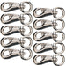 Jeffers Round Eye Bull Snap - IABP-10 - Nickel - Plated - 4" L - 10 Pack - 11