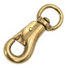 Jeffers Round Eye Bull Snap - IABQ - Solid Brass - 3 - 3/4" L - Single - 3