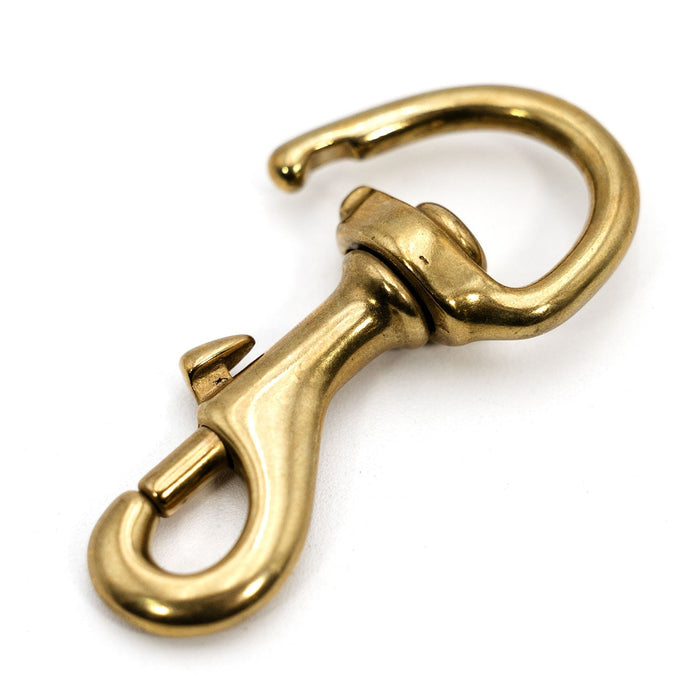 Jeffers Solid Brass Repair Snap with Swivel Eye - IAN2 - 3/4" x 3" - Single - 1