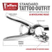 Jeffers Standard Tattoo Outfit with Roll - On Ink for Cattle & Livestock - JIRA-KIT - Ear Release with Revolving Head - 4