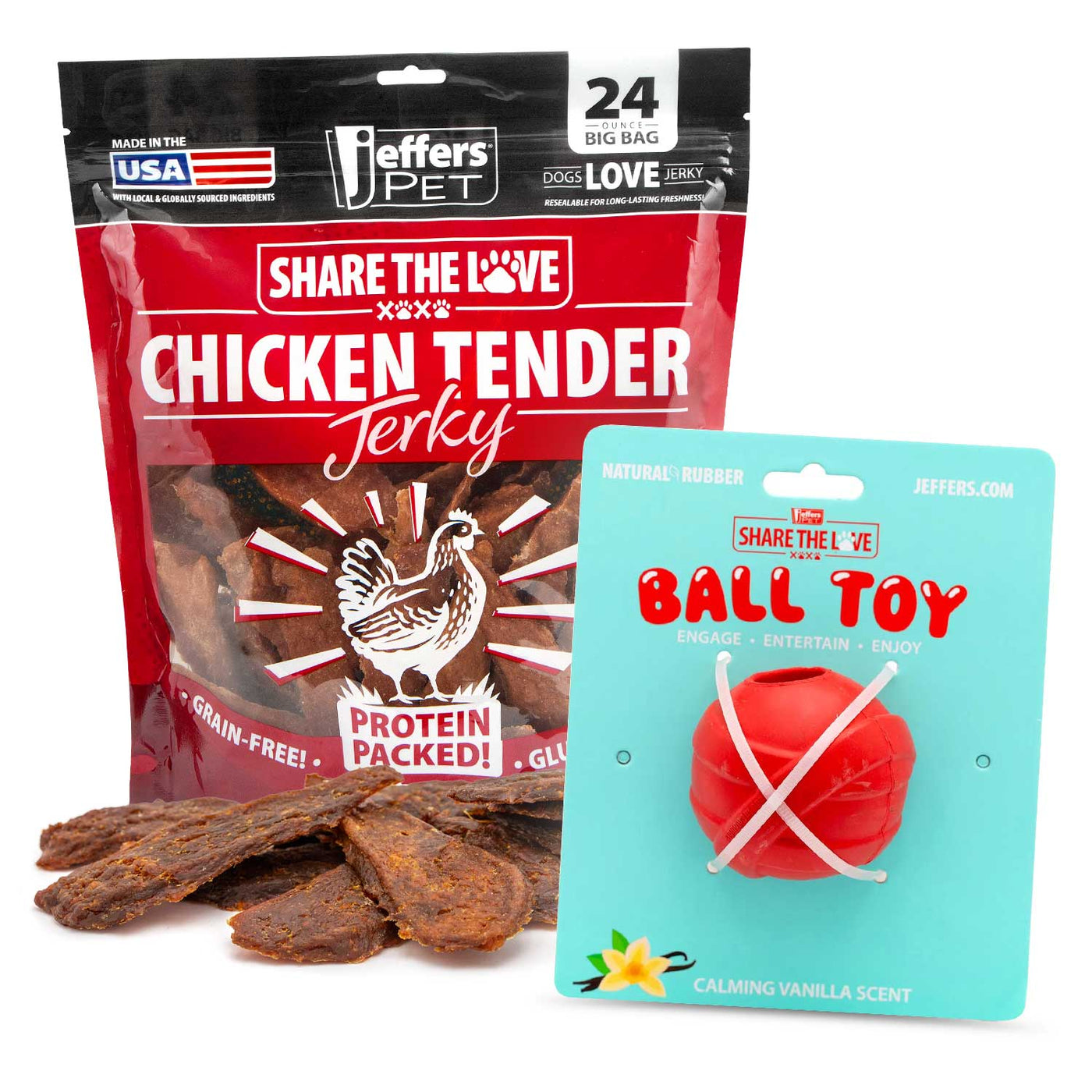 Jeffers Stuffable Octopus Chew Toy, Chicken Breast Refill Kit — Lambert ...