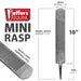 Jeffers Tanged Steel Hoof Rasp – Durable 10" & 14" Rasp for Horses, Ponies, Minis, Goats, and Sheep - IAJJ - 10"L Mini - 2