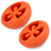 Jeffers Tomato Shaped Natural Rubber Treat Dispensing Dental Dog Chew Toy for Medium - Chewers - I7QL-2 - Red - Small - 2 - 12