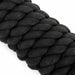Jeffers Twisted Solid Cotton Horse Lead Ropes with Brass Bolt Snap, 10' L - IATH - Black - 11
