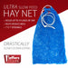Jeffers Ultra Slow Feed 1" x 1" Nylon Hay Net for Horses, Royal Blue - XQEF - 3