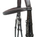 Jeffers Uniquely English "Blenheim" Leather Jumping Bridle for Horses - JEF14P - Havana - Cob - 1 - 2