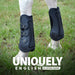 Jeffers Uniquely English Horse Tendon Boots, 2 - Pack - IAQJ - Medium - Black - 2 pk - 16