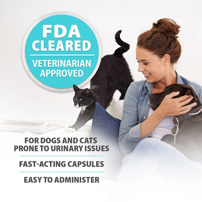 Jeffers Uracid DL - Methionine 0.2g Capsules for Dogs & Cats – Supports Urinary Tract, Reduces Urine Odor, Prevents Stones - JEFBB8 - 1000 Capsules (Up to 333 Day Supply) - 4