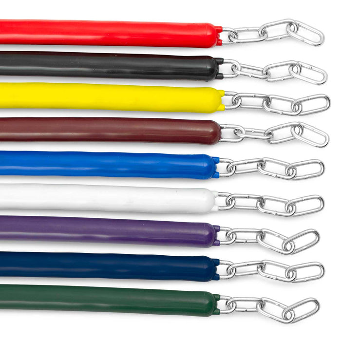 Jeffers Vinyl - Coated Steel Horse Stall Chains, 42" - IASV - Yellow - 10