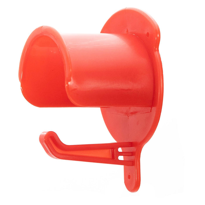 Jeffers Wall Mount Durable Plastic Horse Bridle Bracket - IAH8 - Red - 1 - 1