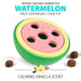 Jeffers Watermelon Natural Rubber Treat Dispensing Dog Dental Chew Toy with Vanilla Scent - I7QU - Multi - Small - 1 - 2