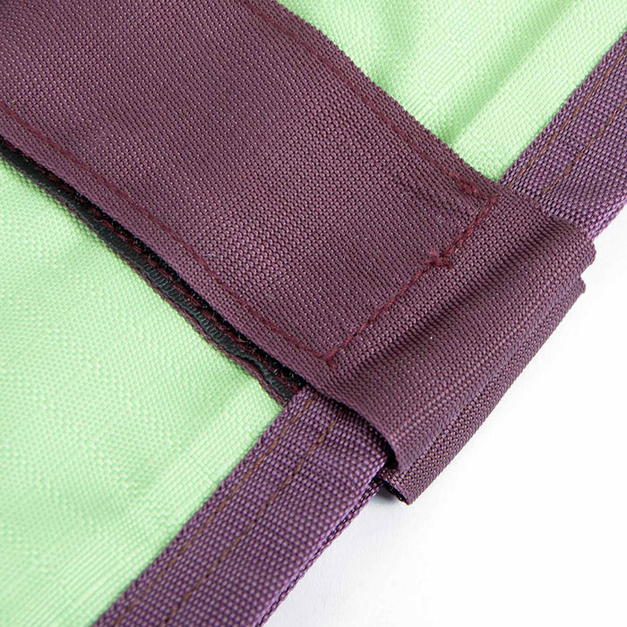 Jeffers Waterproof Breathe - Comfort 600D Ripstop Dog Blanket, 200 Gram - I2J2 - Light Green with Plum - 8" - 12
