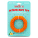 Jeffers Wavy Ring Tugger Natural Rubber Dog Chew Toy for Tug, Fetch & Dental Support - I7RU - Multi - Medium - 1 - 7