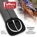 Jeffers Western PVC Sleeve Straight Cinch with Stainless Steel Hardware, Black - IACF - 28" - Straight Cinch - Black - 3