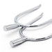 Jeffers Women’s English Spurs – Prince of Wales, Tom Thumb & Blunt End Styles - A8C9 - Chrome - Plated Blunt End Slip - On Spurs - Pair - 2 ct - 15
