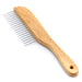 Jeffers Wood Handle Poodle Comb, 8 3/4" L x 1 1/4" L Teeth - UWP3 - 1