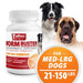 Jeffers Worm Buster Dog Dewormer Flavored Tablets - JEFZVB - For Medium - Large Dogs (21–150 lbs) - Beef - 12 tabs - 17
