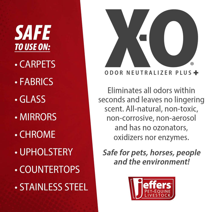 Jeffers X - O Pet Odor Neutralizer Plus + Cleaner Concentrate - TZJM - 16 oz - 6
